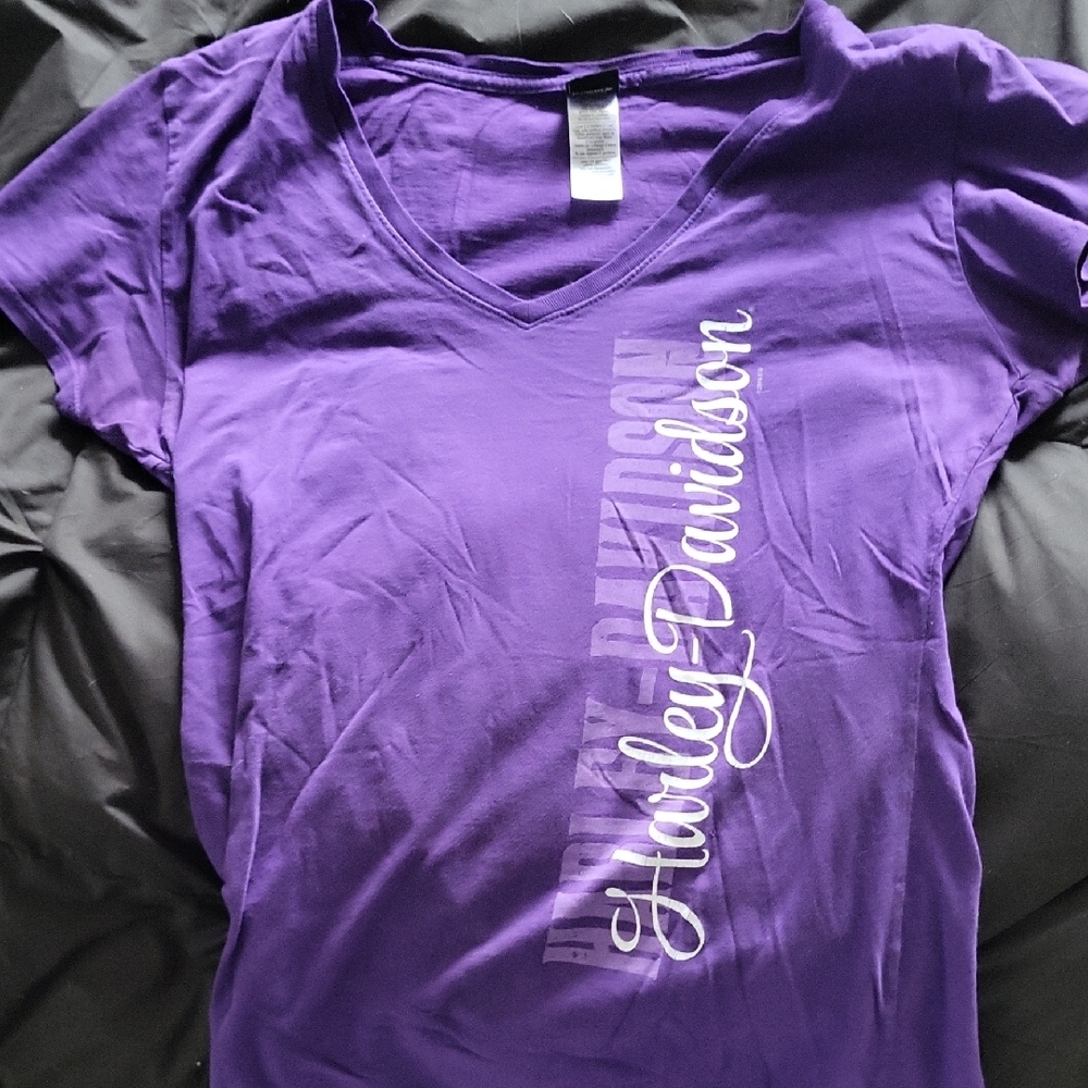 Harley-Davidson Purple Short Sleeve Tee